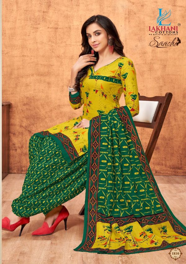 Lakhani Saachi 18 Regular Wear Printed Cotton Designer Dress Material Collection